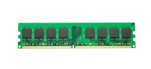 Computer memory isolated on white
