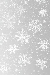 Holiday star shape snow flake pattern abstract background. Template for greeting card poster design