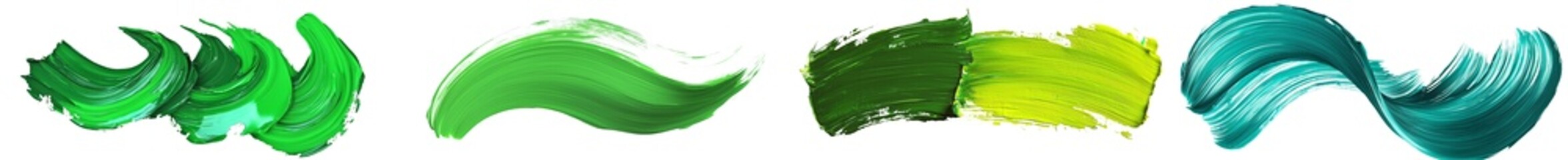 Aufkleber - Brush in lime green isolated on white background. The brush in lime green is isolated on white background.