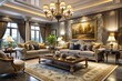 © Arnada - Luxurious Living Room Design with Elegant High-End Decor for Interior Inspiration