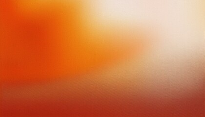 Poster - orange white grainy background abstract blurred color gradient noise texture banner poster backdrop 