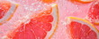 © aobStudioUD - Vibrant Pink Grapefruit Juice Splash with Bubbles