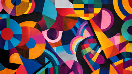 Wall Mural - abstract colorful background