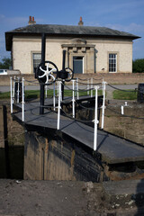 Wall Mural - Naburn Lock - House - Canal and River Trust - River House - Yorkshire - England - UK