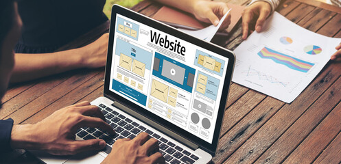 Website design software provide snugly template for online retail business and e-commerce