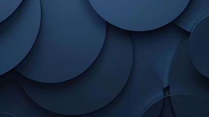 Sticker - Abstract Blue Circle Background