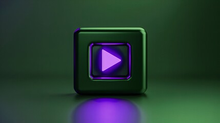 Wall Mural - intro play button 