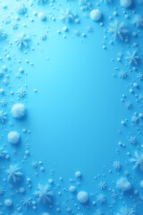 blue snowy background free space various design elements product information