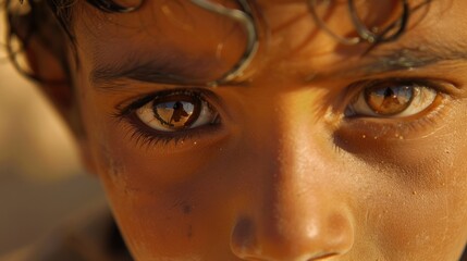 Sticker - Close-up of a Child's Eyes