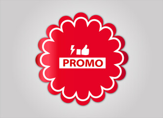 red flat sale banner for promo  banner and poster