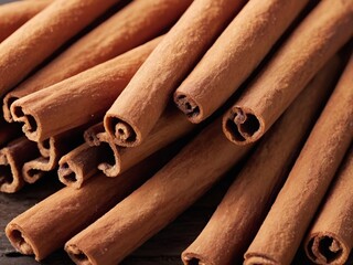 Cinnamon sticks closeup