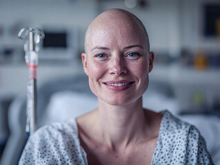 Wall Mural - Portrait of a Cancer Patient