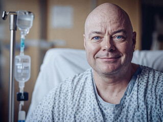 Wall Mural - Portrait of a Cancer Patient