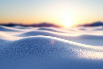 Sticker - A beautiful blue sky with a sun setting in the background