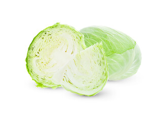 Wall Mural -  cabbage  isolated on white background