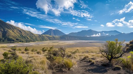 Poster - Volcanic Landscape in Indonesia