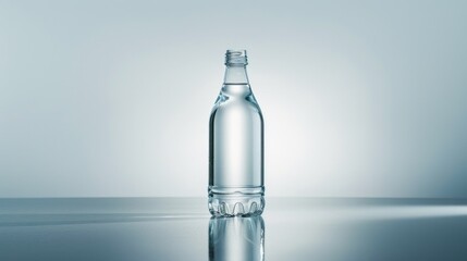 Canvas Print - A Clear Water Bottle