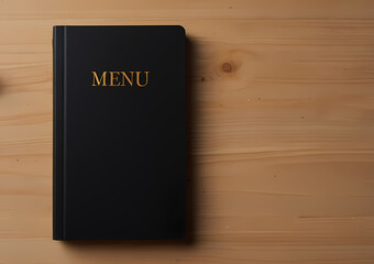 Menu Book on the Table