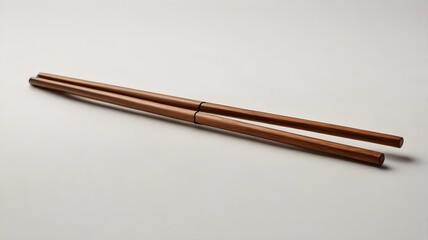 Chopsticks wooden chopsticks on white background