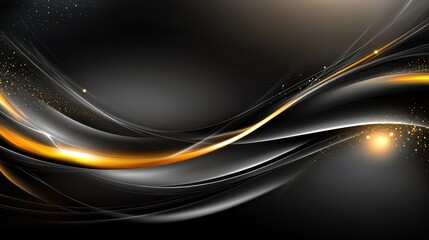 Wall Mural - sleek black background with modern, clean lines and soft lighting, perfect for contemporary designs.