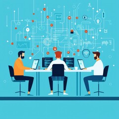 multicultural it team solving cybersecurity challenges