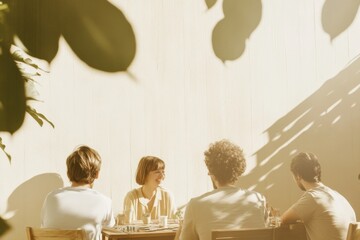 Family Bonding Outdoor Board Game Fun in the Afternoon Sun