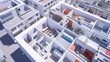 © Yonradi - Create captivating 3D illustrations of emergency evacuation plans for buildings and public spaces