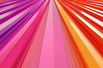 Wall Mural - Colorful abstract background with lines in pink, orange, and purple hues.