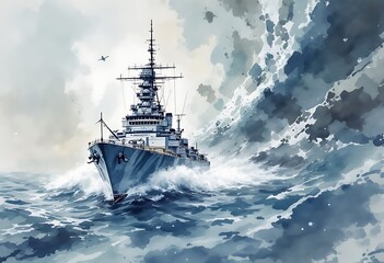 Wall Mural - lighthouse and ship in 3d style isolated vector illustration