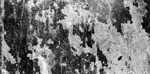 Fototapete - Grunge black and white crack paper texture design and texture of a concrete wall with scratches background. Stone texture for painting on ceramic tile and Surface of old and dirty outdoor wall.