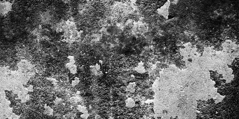 Fototapete - Grunge black and white crack paper texture design and texture of a concrete wall with scratches background. Stone texture for painting on ceramic tile and Surface of old and dirty outdoor wall.