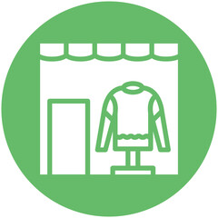 Sticker - Retail vector icon illustration of Fashion Ecommerce iconset.