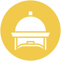 Poster - Chafing Dish vector icon illustration of Catering iconset.