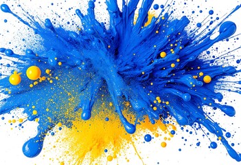 Wall Mural - splatter colorful with paint stains background, vector abstract background