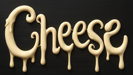 abstract characters of tasty cheeses for restaurant menu design