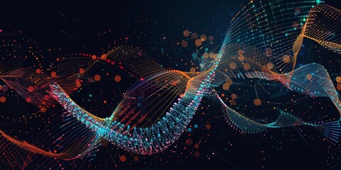 Abstract Digital Wave