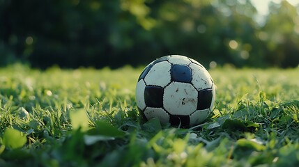 Soccer Ball on Grass