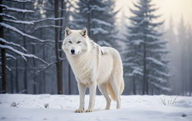  wolf in snow