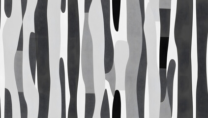 Sticker - Abstract seamless pattern of gray white black shades.