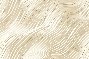 Wall Mural - seamless vector illustration of geometric diagonal fabric wave pattern on cream-colored background f
