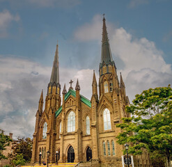 Sticker - St. Dunstan's Basilica, Chalottetown, Prince Edward Island, Canada