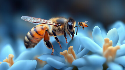 bee on flower