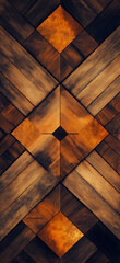 Wall Mural - Wooden pattern. Elegant luxury 3d geometric wood wallpaper