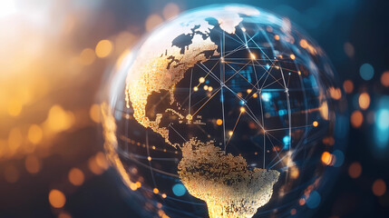 Wall Mural - global business structure of networking. analysis and data exchange customer connection, hr recruitm