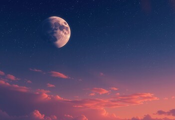 sky with moon