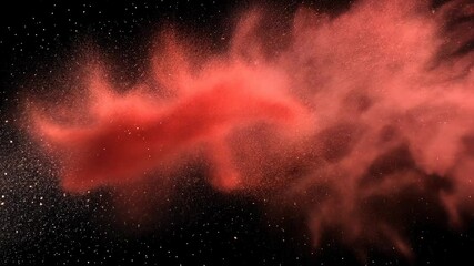 Wall Mural - majestic cosmic nebula with stardust on dark background
