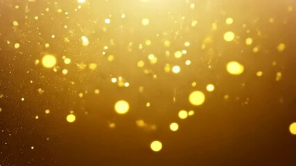 Wall Mural - golden bokeh lights on warm background