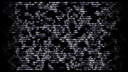 Wall Mural - animated background in white and lilac with a panel of moving dots that represent data flow and conn