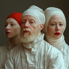 Wall Mural - People with albinism