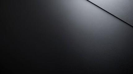 Wall Mural - deep matte black background with subtle, soft light reflections for a sleek, modern feel